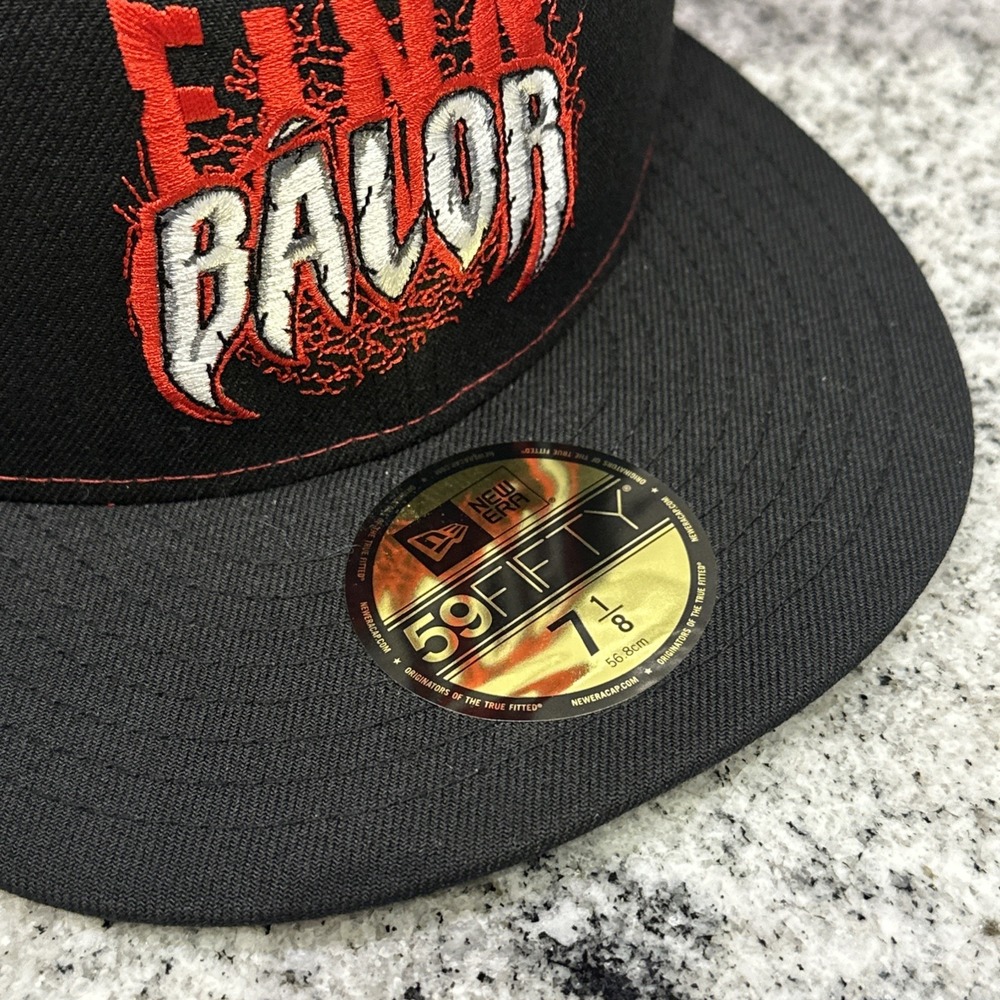 New Era WWE NXT "Finn Balor" The Demon‎ 59FIFTY Trucker Snapback Hat 7-1/8 RARE - Picture 2 of 11